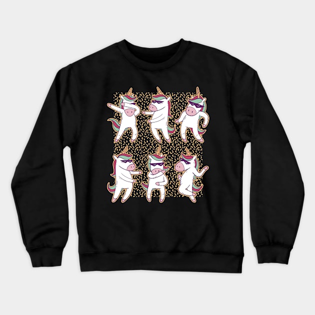 Dancing Unicorn Crewneck Sweatshirt by LR_Collections